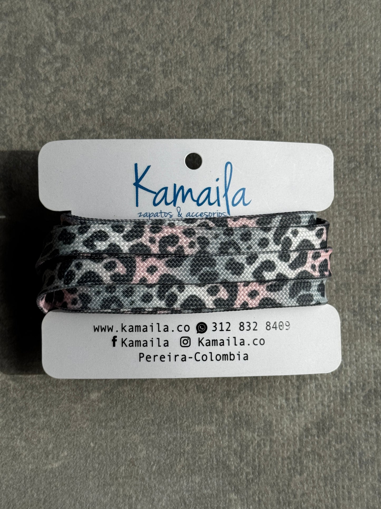 Cordones leopardo colores