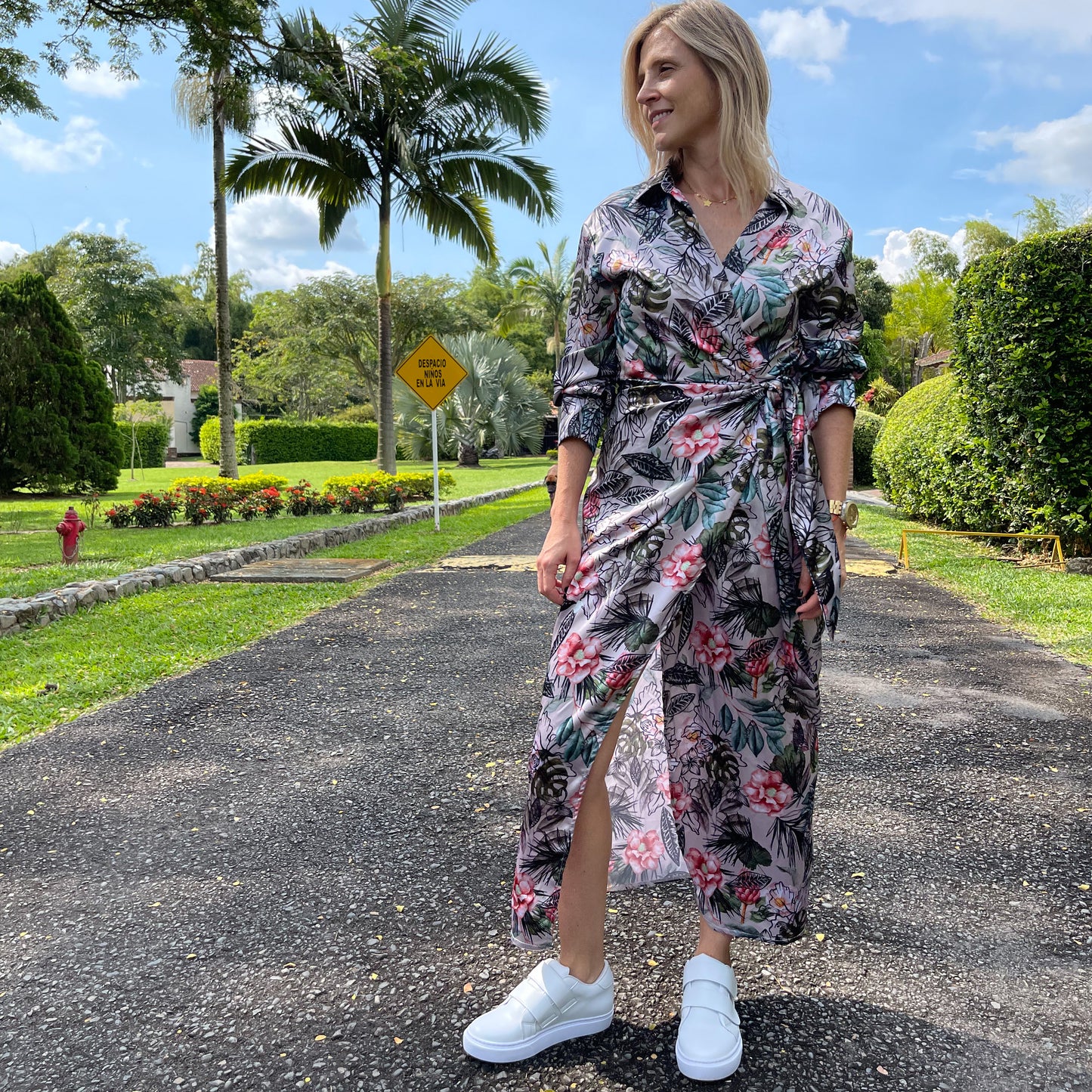 Cleopatra silk dress