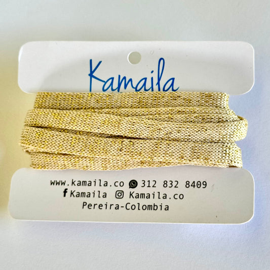 Cordones brillantes delgados