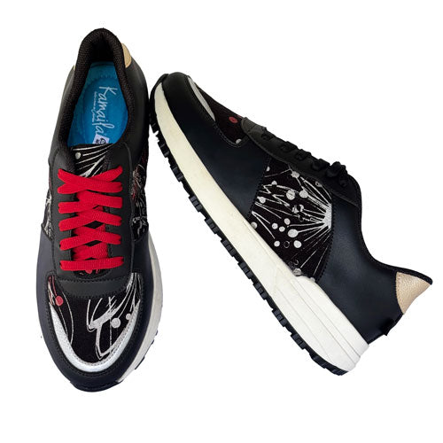 Black candle tennis shoes