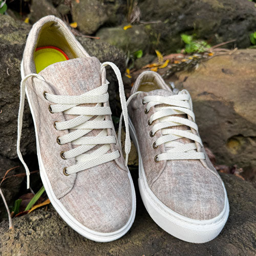Jasper gold tennis shoes