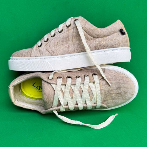 Jasper gold tennis shoes
