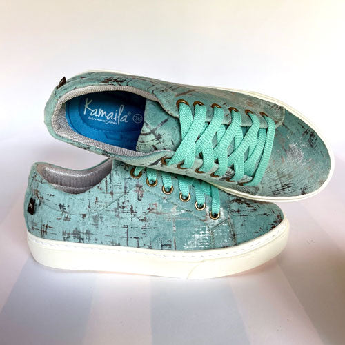 Mint green Malaga tennis shoes