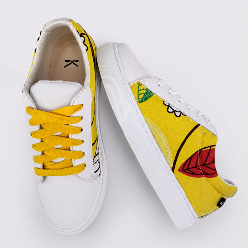Tenis Mixtura Amarillo