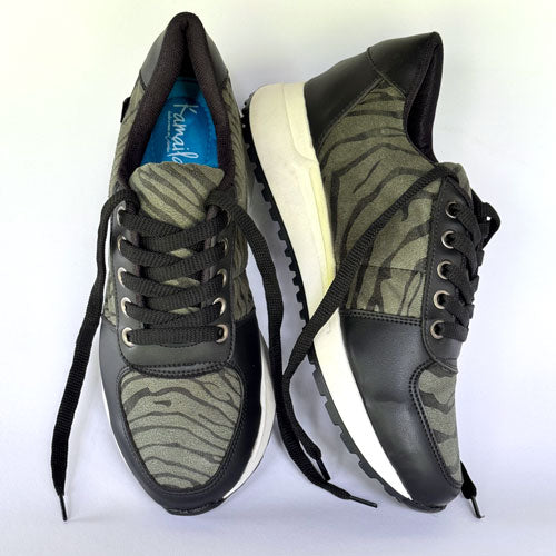 Tenis cebra verde