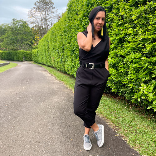 Black jumpsuit