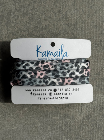 Cordones leopardo colores