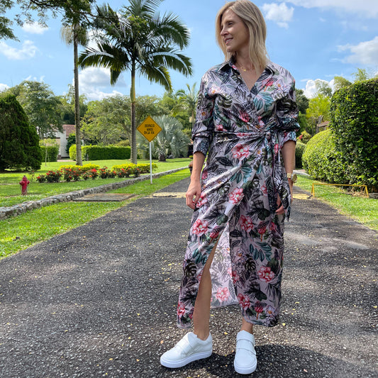 Cleopatra silk dress