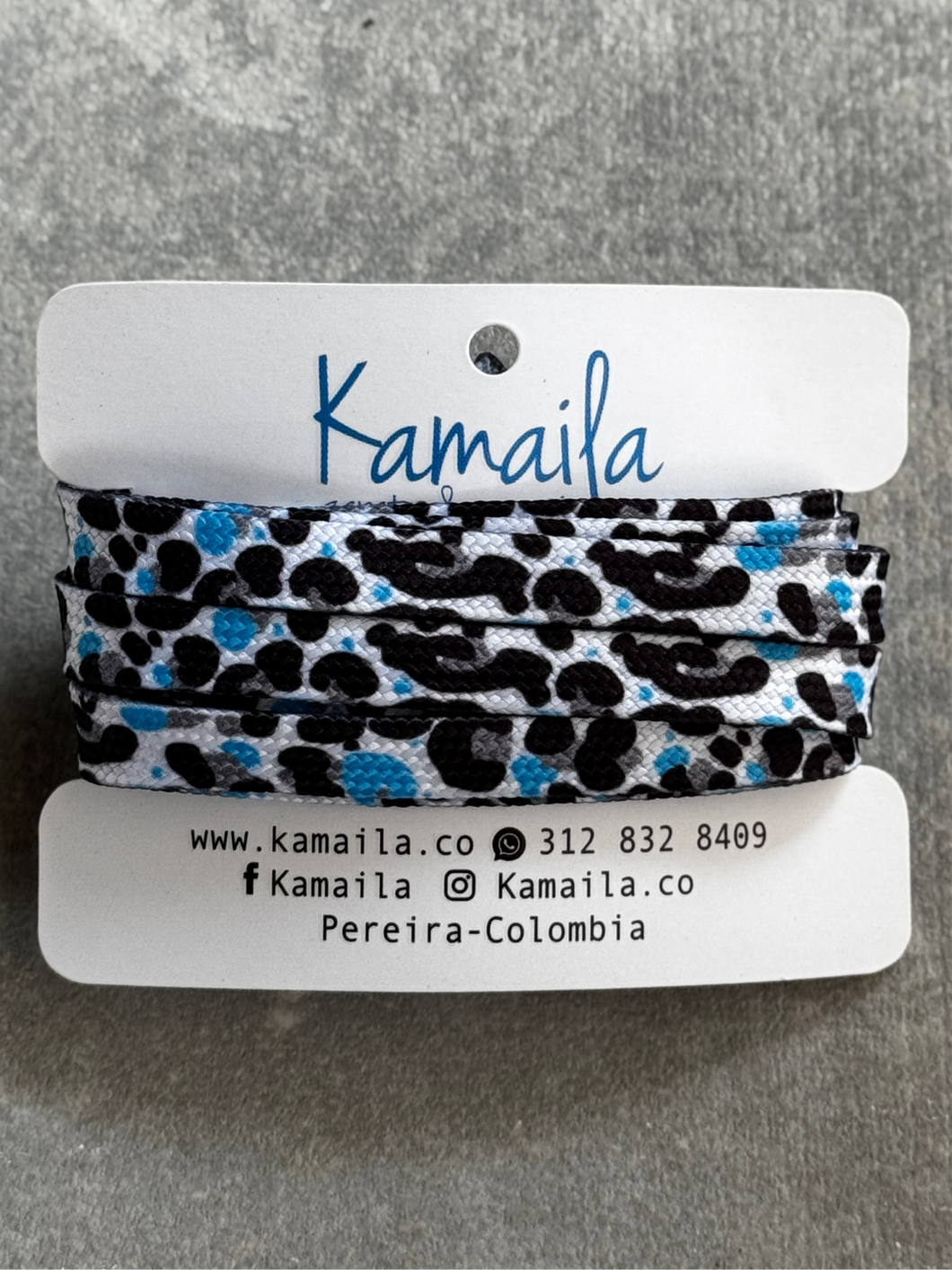 Cordones leopardo colores