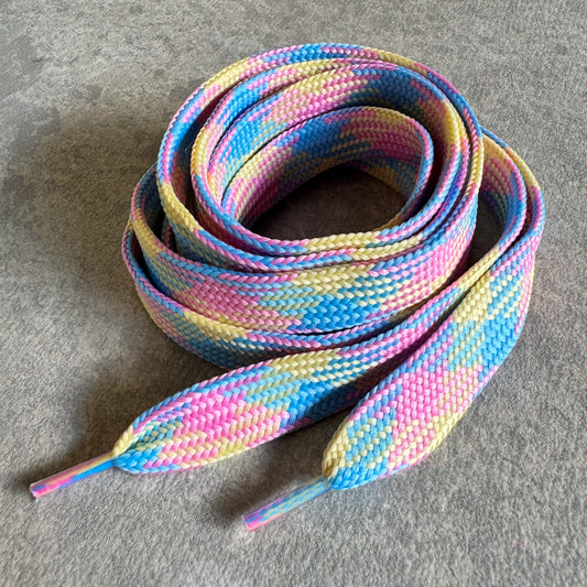 Thick colored laces
