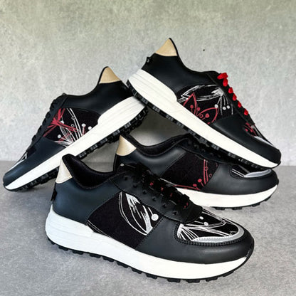 Black candle tennis shoes