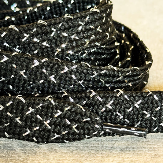 Thick glitter laces