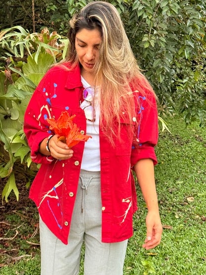 Chaqueta roja