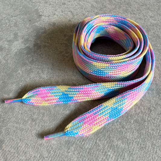 Thick colored laces
