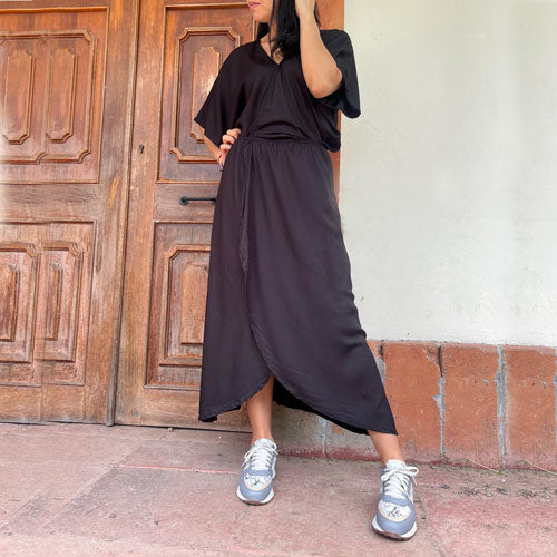 Black bipolar dress