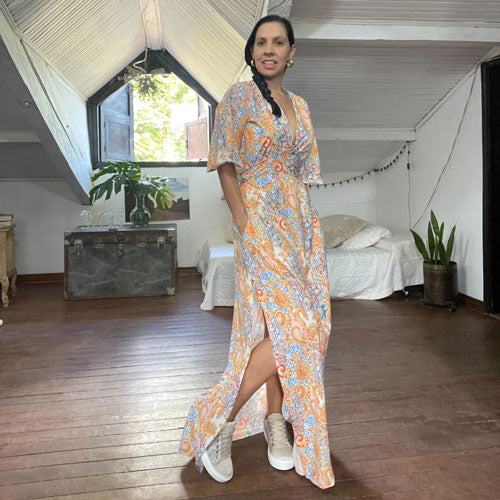 Yellow Bohemian Dress