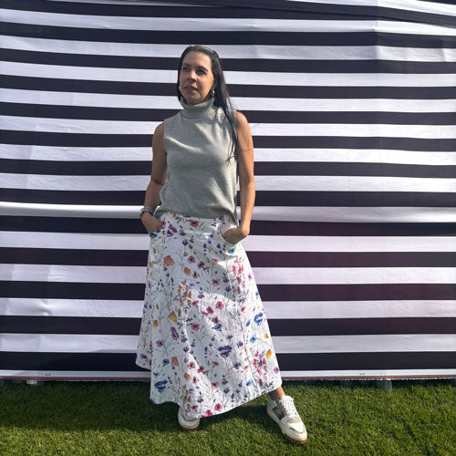 Kan Kan flower skirt