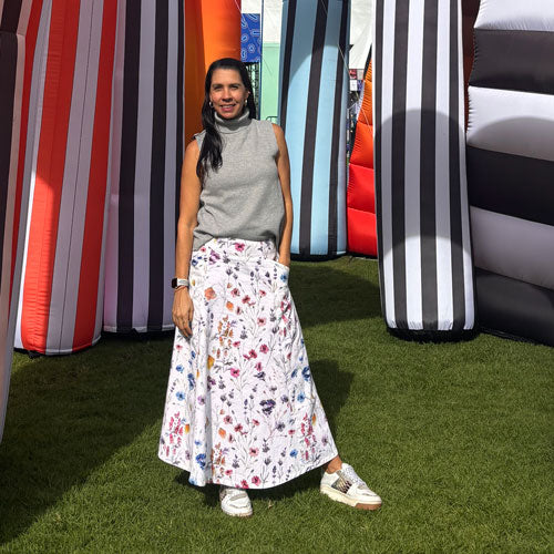 Kan Kan flower skirt