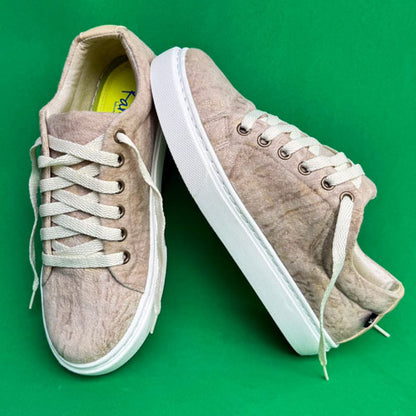 Jasper gold tennis shoes