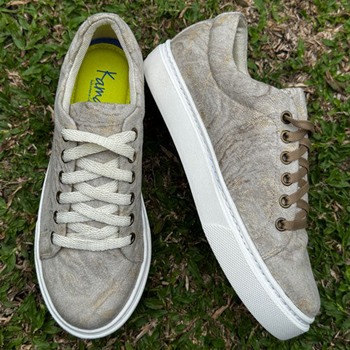 Tenis Jasper gris dorado