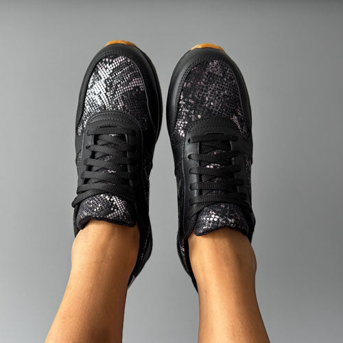 Tenis serpiente negro 🐍