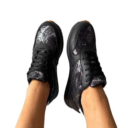 Tenis serpiente negro 🐍