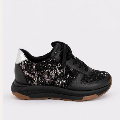 Tenis serpiente negro