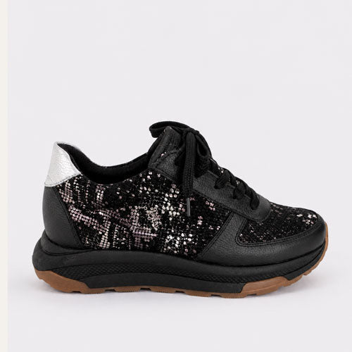 Tenis serpiente negro