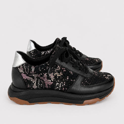 Tenis serpiente negro